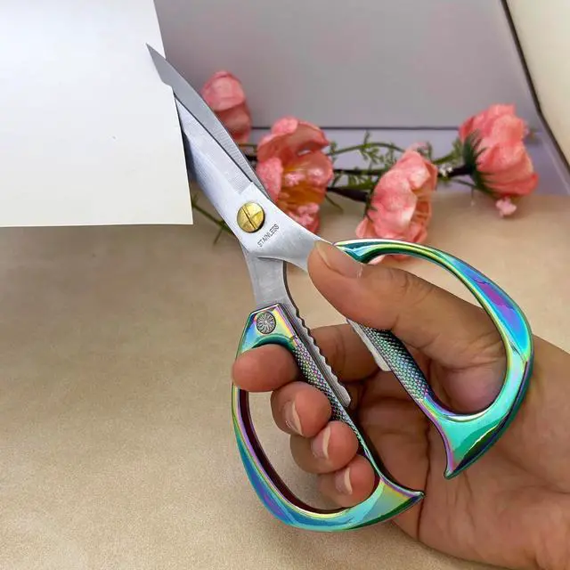Alt view image 5 of 7 - Kitchen Scissors,All Purpose Heavy Duty Kitchen Shears 7.5 Inch | Ultra Sharp Stainless Steel for Cutting Meat Vegetables Herbs BBQ, Office Fabric Craft Use