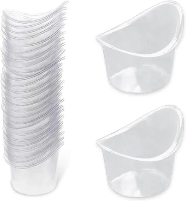 Main image of NIIIYTYB 20Pcs Eye Wash Cup 5ml Disposable Eyewash Cups for Eye Rinse and Flush Kit Portable Eye Bath Washer with Measuring Markings Ideal for Eye Drops Seniors and Travel Cleaning (Plastic)