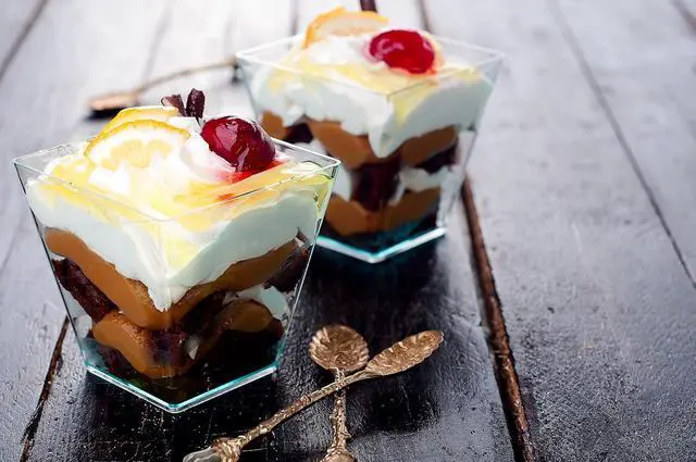 Alt view image 5 of 7 - Oasis Creations Square Mini Dessert Cup - 2 Ounce - Durable Crystal Clear Plastic - 50 Count - Ideal for Desserts, Appetizers, Entrees, Puddings, Mousse and More!