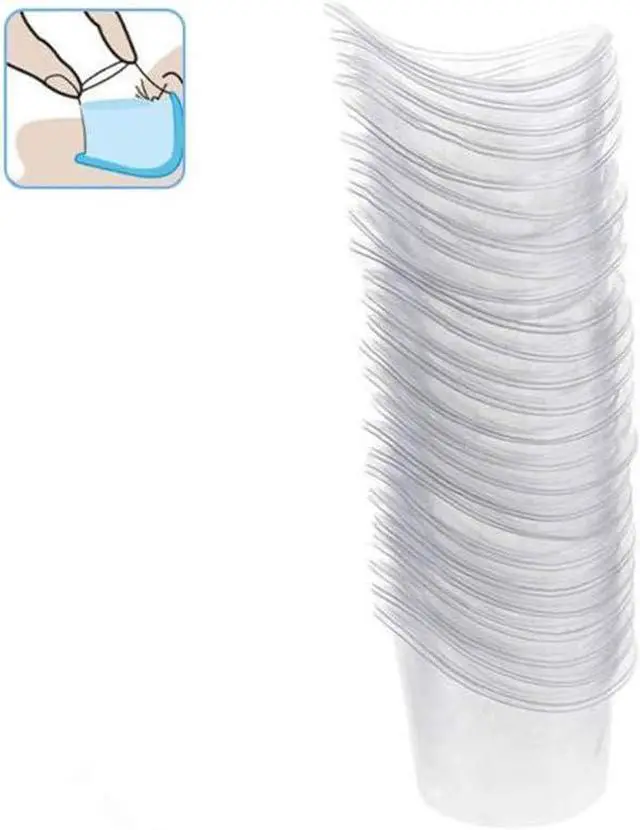 Main image of Eye Wash Cups 5ml Disposable Plastic Measuring Flush Eye Cleaning Cups | 65 Pieces Portable individual