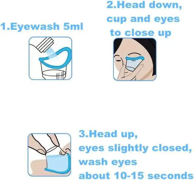 Alt view image 3 of 7 - Eye Wash Cups 5ml Disposable Plastic Measuring Flush Eye Cleaning Cups | 65 Pieces Portable individual