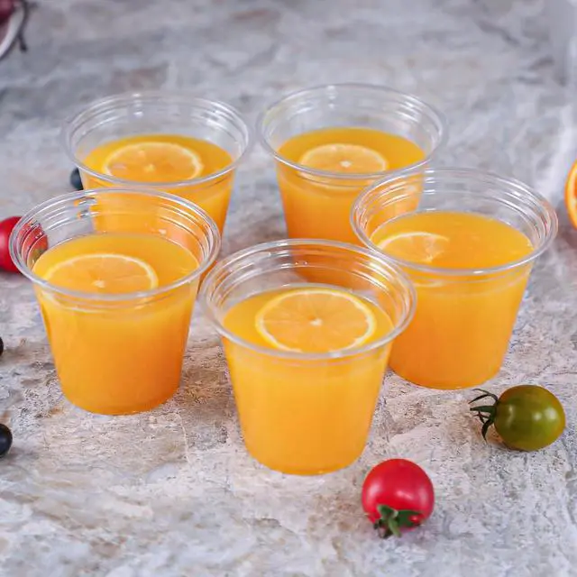 Alt view image 6 of 6 - Lamosi 9 oz Plastic Cups 50 Pack, Disposable Clear Cups No Lids | Small Cups for Dessert, Ice Cream, Snack, Fruit, Cake, Pudding and Drink, BPA Free, Freezer Safe