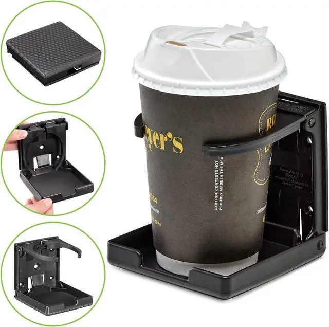Alt view image 7 of 7 - Spurtar 2pcs Boat Cup Holder 2.36-3.94'' (60-100mm) Adjustable Foldable