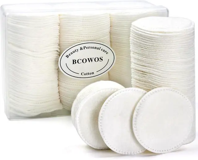 Main image of 160PCS Cotton Rounds, Cotton Pads for Face, Soft Lint-Free Super Absorbent