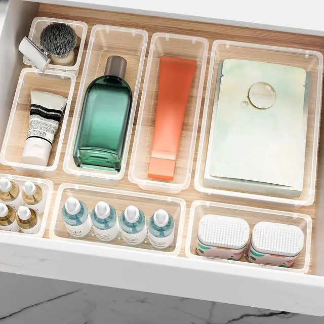 Alt view image 7 of 7 - 12 PCS Drawer Organizer Set, Makeup Organizers, Tool Storage Trays
