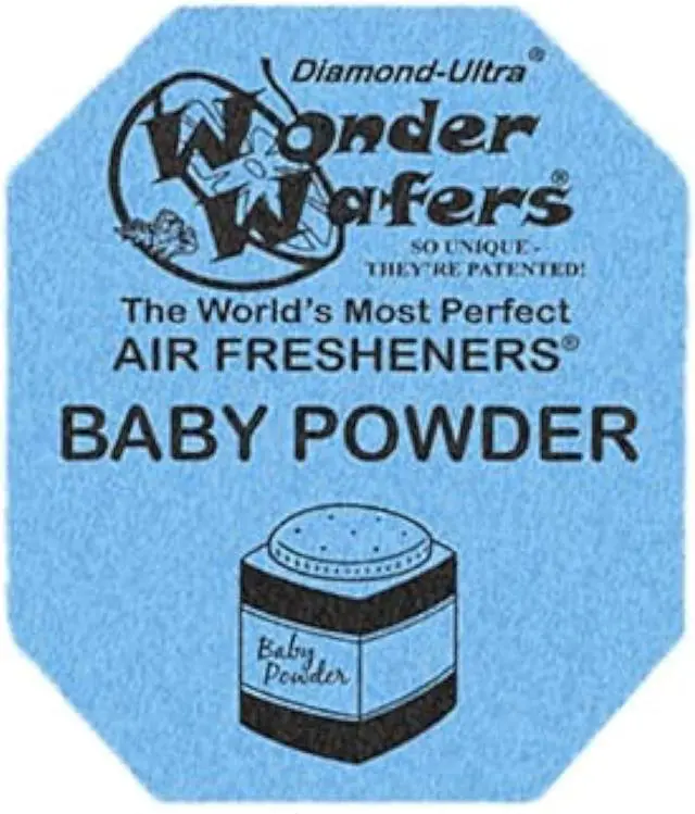 Main image of Wonder Wafers Air Fresheners 25ct. Individually Wrapped, Baby Powder Fragrance