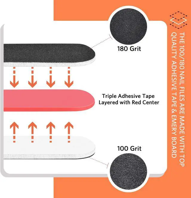 Alt view image 3 of 7 - TsMADDTs Nail Files and Buffers, Professional Manicure Tools for Nail Care