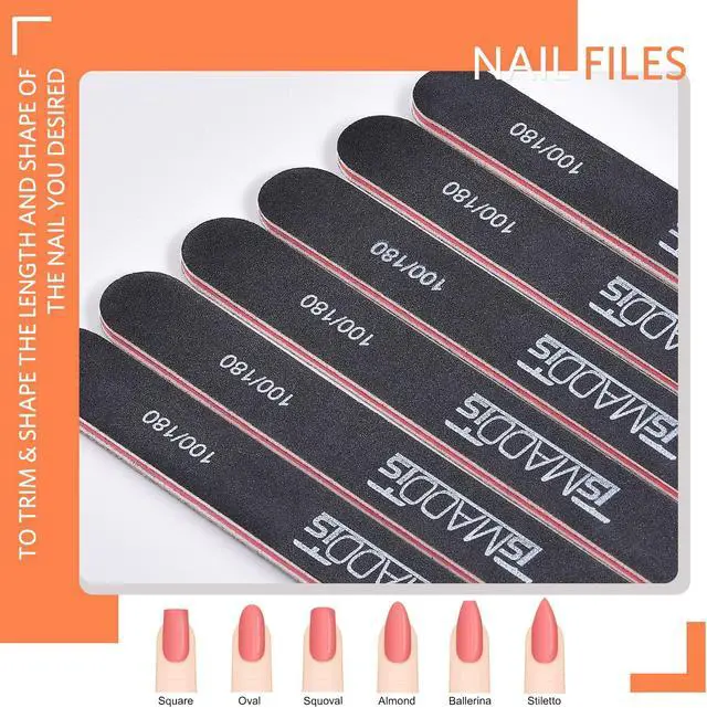 Alt view image 2 of 7 - TsMADDTs Nail Files and Buffers, Professional Manicure Tools for Nail Care