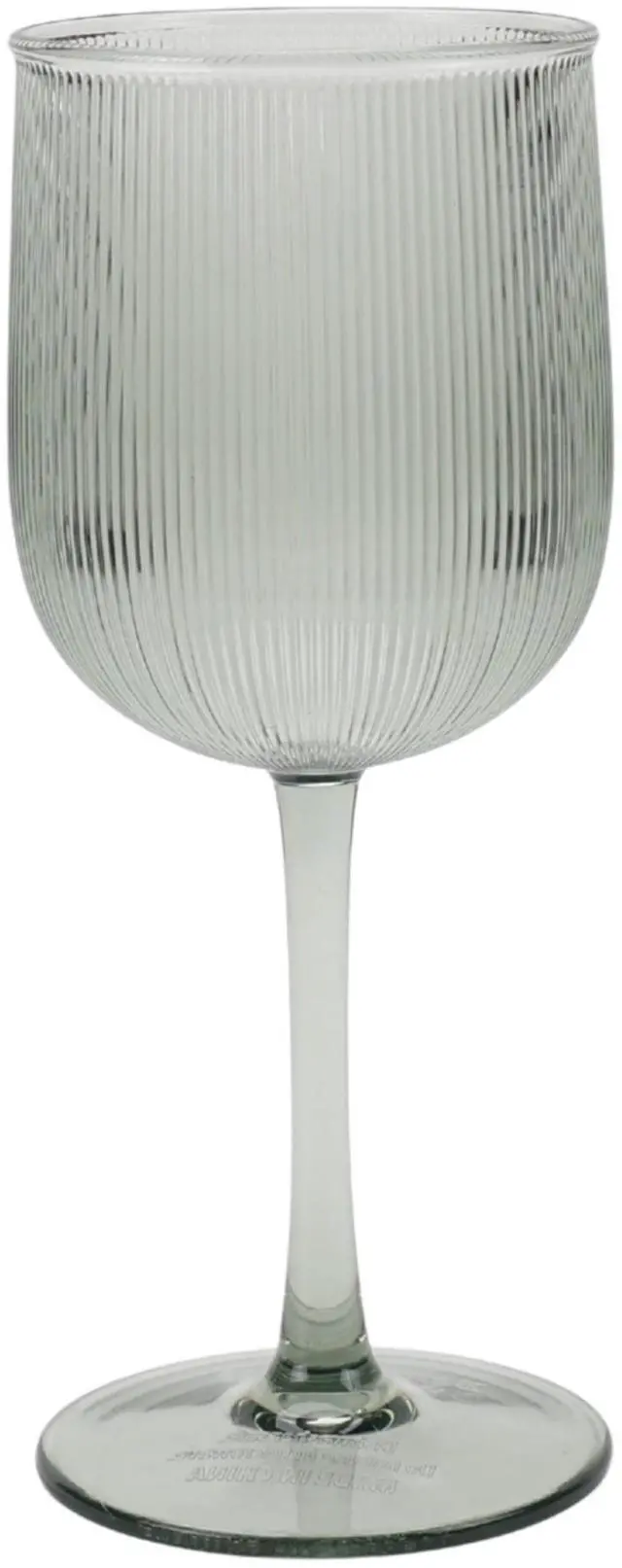 Alt view image 3 of 7 - Better Homes & Gardens 4-Piece Green Ribbed Tritan Wine Glass Set