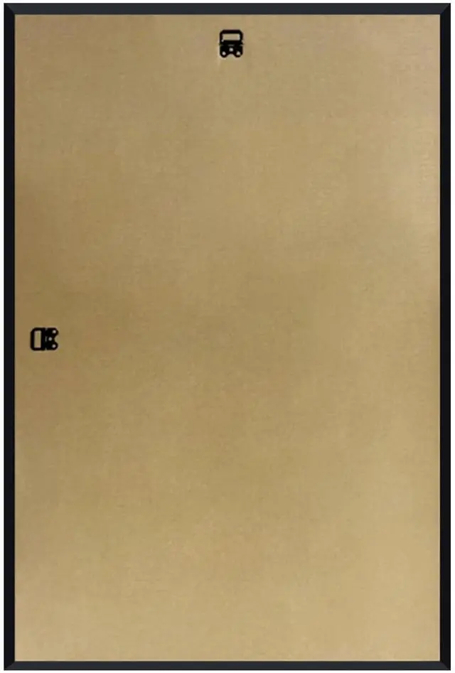 Alt view image 5 of 6 - Mainstays 24" x 36" Basic Black Poster Frame, Lightweight Polystyrene Plastic Frame for Posters, Art Prints & Photo Enlargements