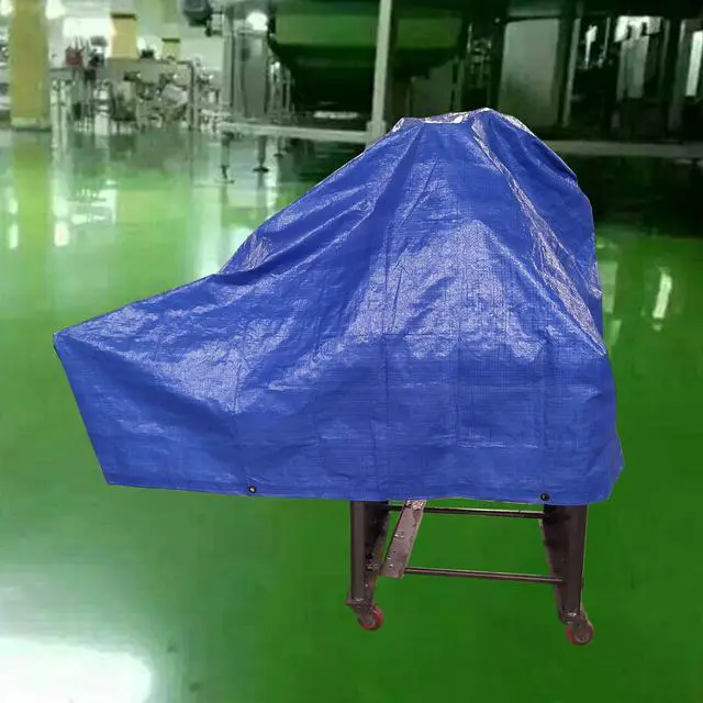 Alt view image 7 of 7 - Hyper Tough Weather Resistant Light Duty 6 x 8' Polyethylene Tarp