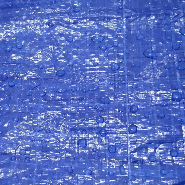 Alt view image 3 of 7 - Hyper Tough Weather Resistant Light Duty 6 x 8' Polyethylene Tarp