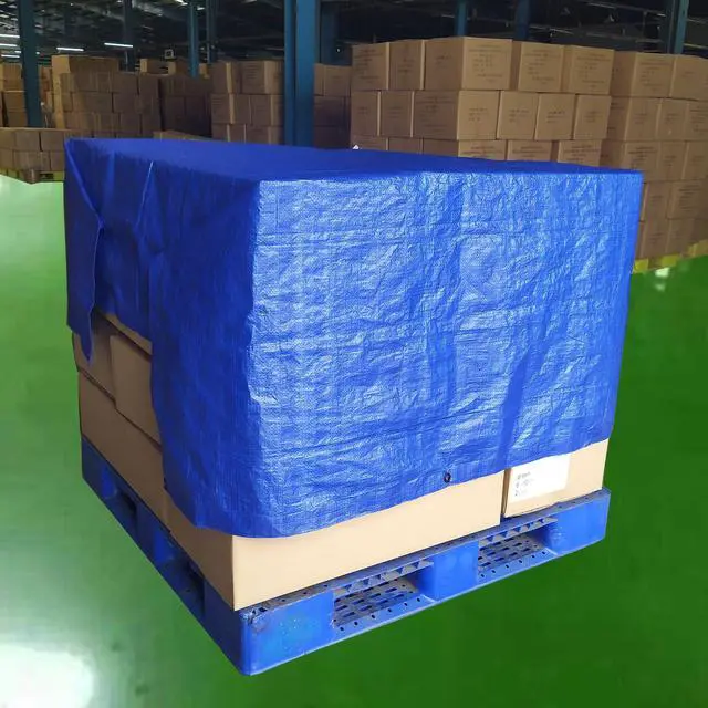 Alt view image 4 of 7 - Hyper Tough Weather Resistant Light Duty 6 x 8' Polyethylene Tarp