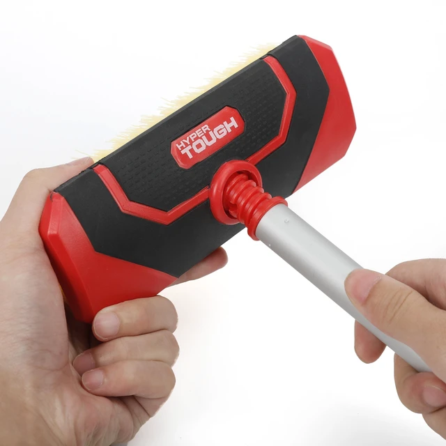 Alt view image 5 of 7 - Hyper Tough Scrub Brush with Threaded Pole Socket, 2.8 in