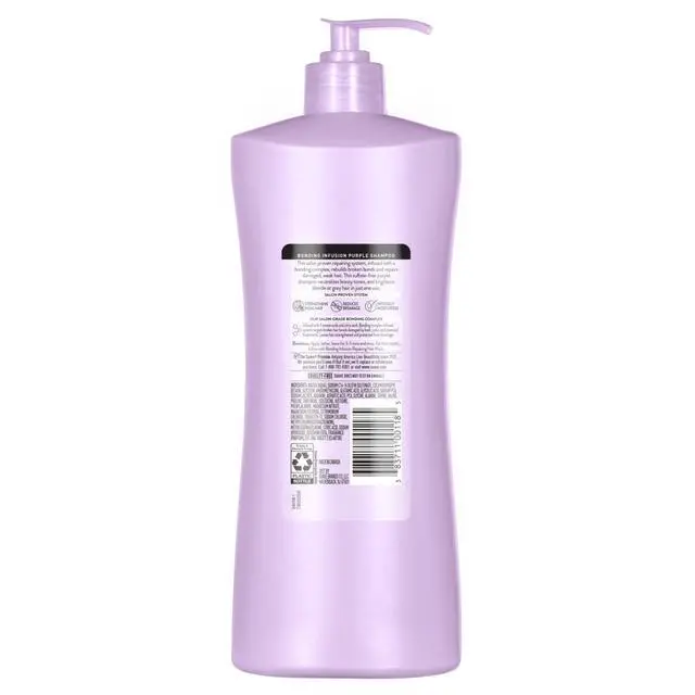 Alt view image 3 of 5 - Suave Bonding Infusion Purple Toning Shampoo, Purple Shampoo for Blonde Hair, Color-Treated and Damaged Hair, 28 fl oz