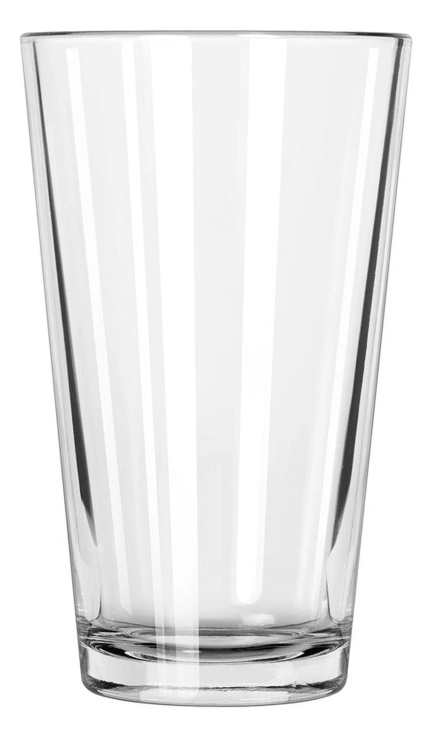 Alt view image 3 of 5 - (4 pack) Mainstays Clear Pint Glass, 16 oz, 1 Piece