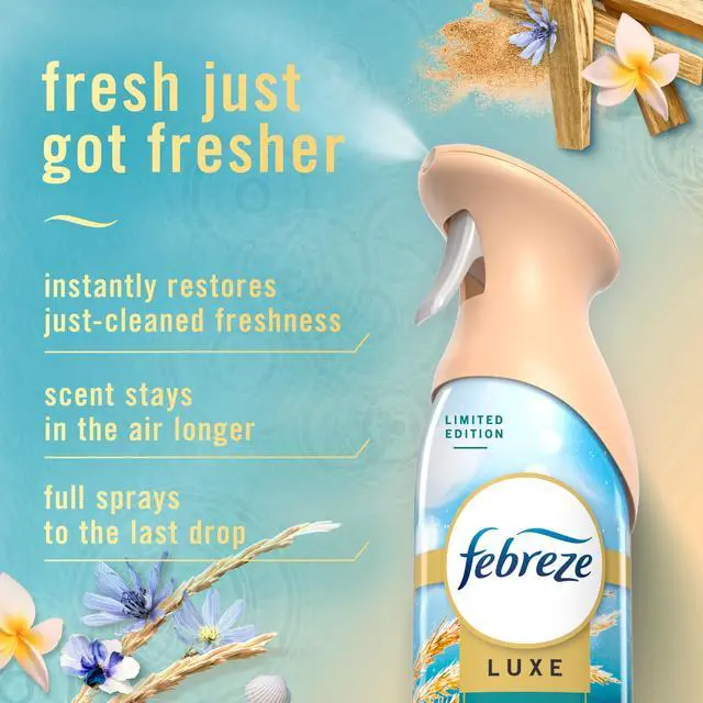 Alt view image 3 of 6 - MultiScent Febreze Air Mist Room Spray, Instant JustCleaned Freshness, Ideal for Bathrooms, Living Spaces, Dormitory and Garage Odor Treatment
