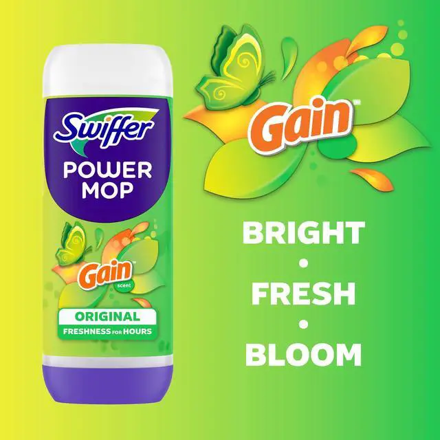Alt view image 4 of 7 - GainScent Swiffer PowerMop Refill Liquid, Compatible with Swiffer PowerMop System, Cuts Cleaning Time for Household FinishedFloor Mopping