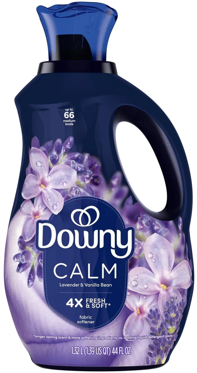 Alt view image 4 of 7 - Downy Ultra Soft Fabric Softener Liquid, 44 fl oz, 66 Loads, Calm, Lavender and Vanilla Bean