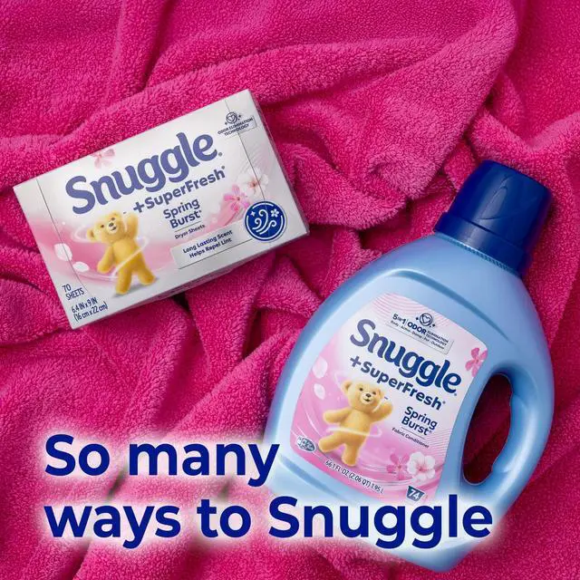 Alt view image 6 of 6 - Snuggle SuperFresh Liquid Fabric Softener, Spring Burst, Odor Eliminating, 40 Loads