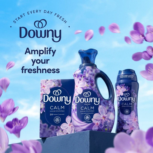Alt view image 4 of 7 - Downy CALM Mega Dryer Sheets, Lavender and Vanilla Bean, 80 Count