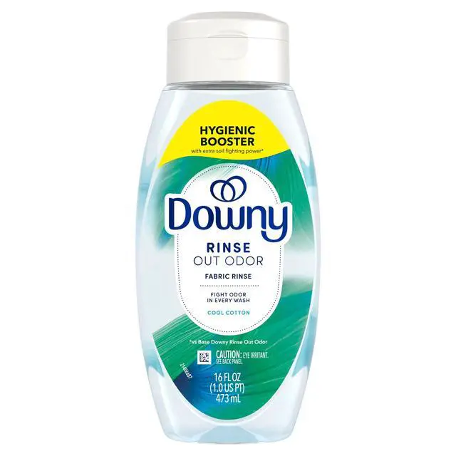 Alt view image 6 of 7 - Downy Rinse Out Odor Laundry Rinse, Cool Cotton Scent, 16 fl oz, Tackles Tough Odors and Refreshes