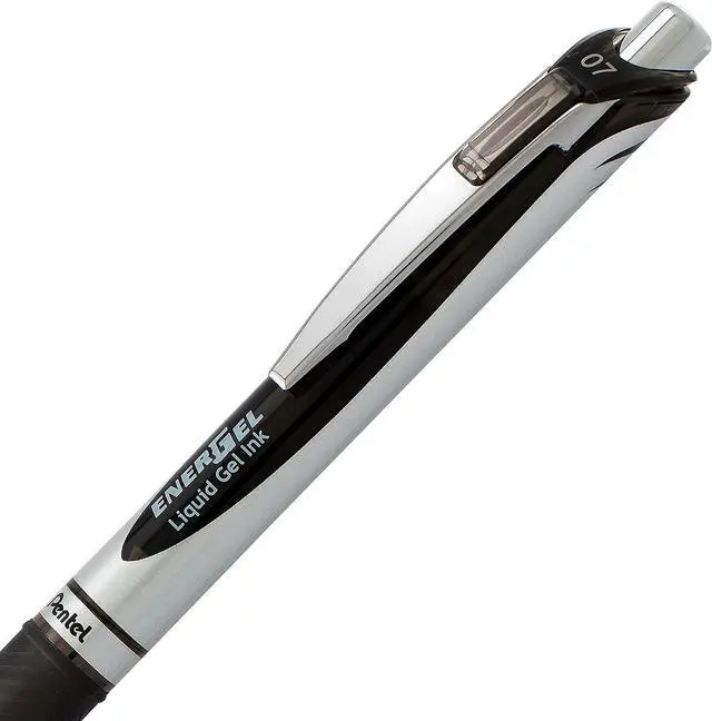 Alt view image 2 of 5 - Pentel EnerGel Gel Pen, QuickDry Black LiquidGel Ink, Sleek Stylish Barrel, NoSmear Performance for Professional Everyday Use