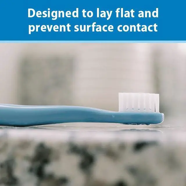 Alt view image 6 of 6 - Dr. Brown's Manual Infant Training Toothbrushes 4Pack, Soft Bristles, BuiltIn Tongue Scraper, Lightweight TravelSize Baby Oral Care Brushes With Comfort Grip