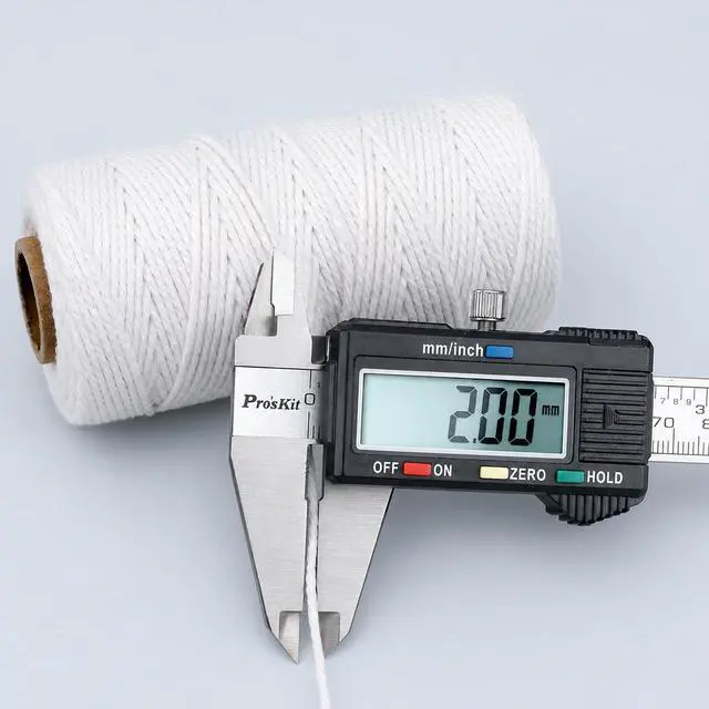 Alt view image 3 of 7 - G2PLUS HeavyWeight White 100% Cotton Bakers Twine, 2mm Diameter 328 Feet, FoodSafe Kitchen Butcher Twine for Roasting, Gift Wrapping & DIY Crafts
