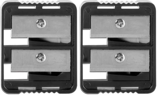 Alt view image 5 of 5 - wet n wild HandPowered Dual Pencil Sharpener, Plastic DualSize Sharpener for Eyeliner Pencils, Compact TravelFriendly Design