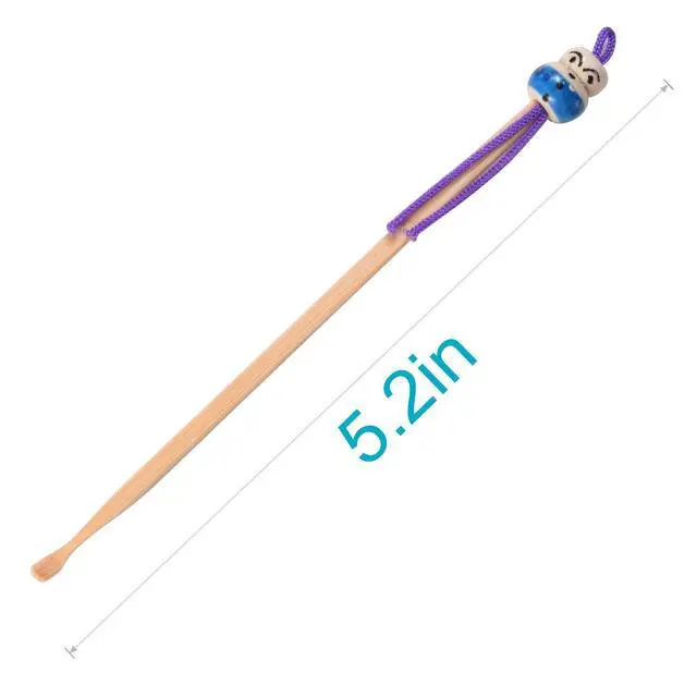 Alt view image 6 of 6 - 10pcs Bamboo Ear Pick Ear Cleaner Earwax Curette Remover Earpick Tool Hanging Clean Tool for Adult Children
