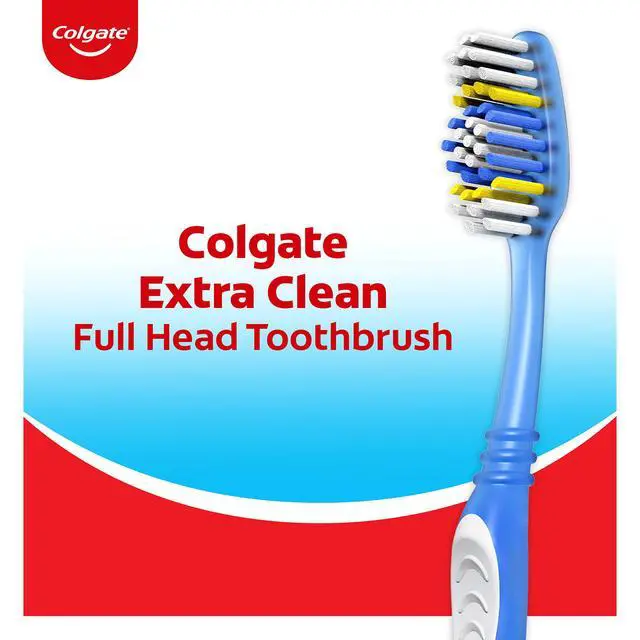 Alt view image 6 of 6 - Colgate Extra Clean Adult Toothbrushes, Soft, Value 6 Pack