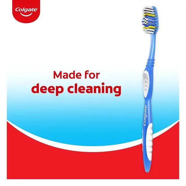 Alt view image 4 of 6 - Colgate Extra Clean Adult Toothbrushes, Soft, Value 6 Pack
