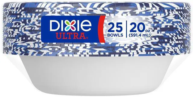 Alt view image 2 of 7 - Dixie Ultra Large Paper Bowls 20oz, 25 CT