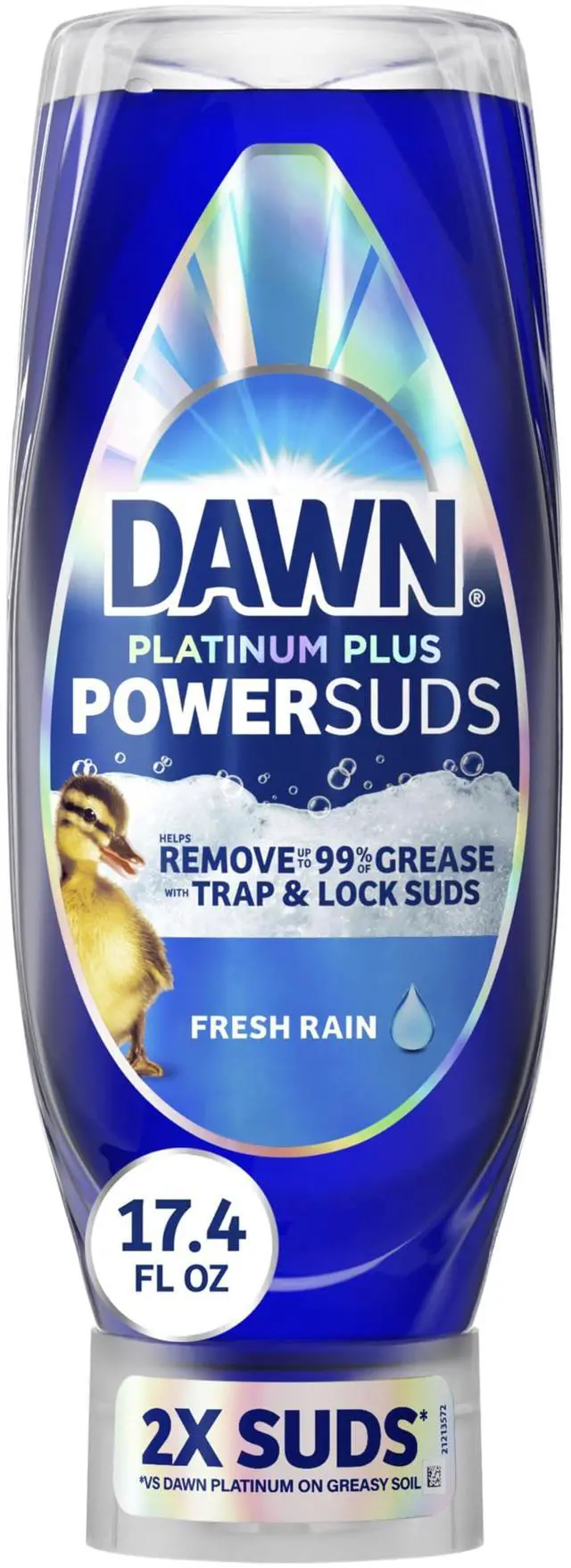 Main image of Dawn Platinum Plus PowerSuds Liquid Dish Soap, 17.4 oz. EZ-Squeeze Bottle