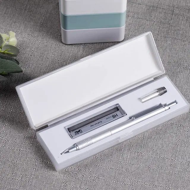 Alt view image 2 of 6 - Mr. Pen - 0.7mm Mechanical Pencil with Case, Metal Drawing Pencils