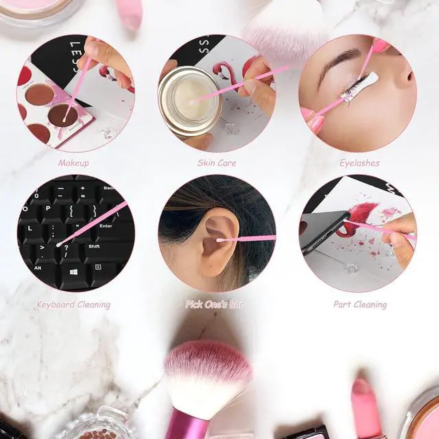 Alt view image 3 of 5 - G2PLUS Micro Swabs, Disposable Micro Applicator Brushes and Swabs 100PCS