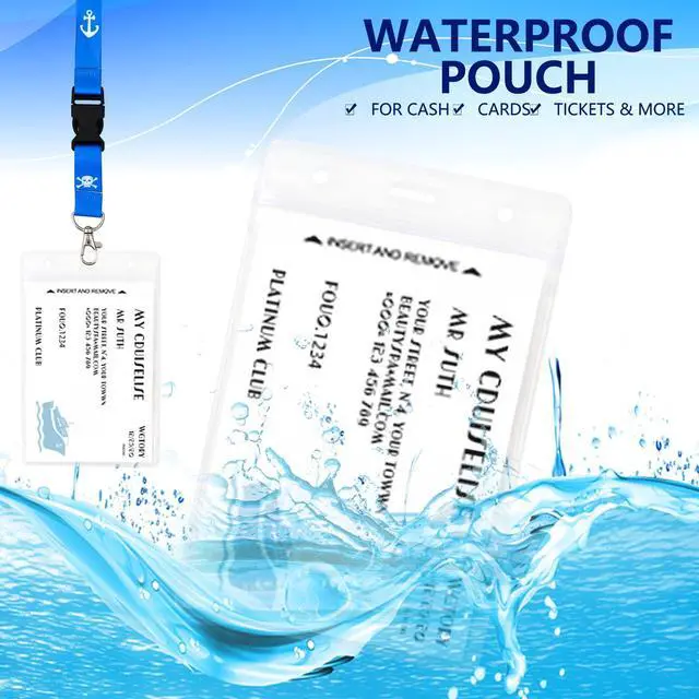 Alt view image 4 of 6 - Cruise Lanyards, 4 Pack Waterproof Lanyards with ID Badge Reel Holder, Detachable Buckle for Ship Key Cards, Cruise Ship Essentials