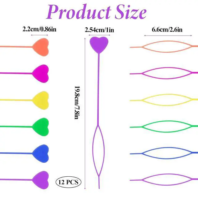 Alt view image 2 of 7 - COMNICO 12pcs Quick Beader for Hair Braids Loading Beads Braid Stringer Ponytail Maker Plastic Hair Tail Beading Tools Kit for Kids Girls (Colorful)