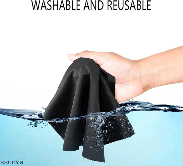 Alt view image 5 of 7 - Glasses Cleaning Cloths(12 pcs),Microfiber Eyeglass Cleaner Cloth, Lens Wipes Cloth for Cleaning Eyeglasses, Cell Phones, Screens, Lenses, Electronics and All Delicate Surface