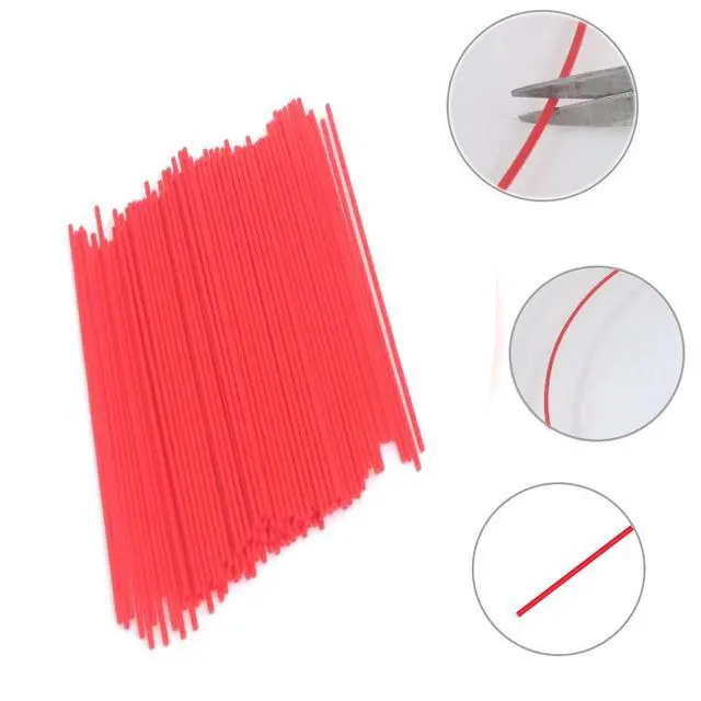 Alt view image 7 of 7 - spray can straws, Replacement Spray Can Extension Straw,Red Plastic Extension Straws,5Inches. (50 Pack)