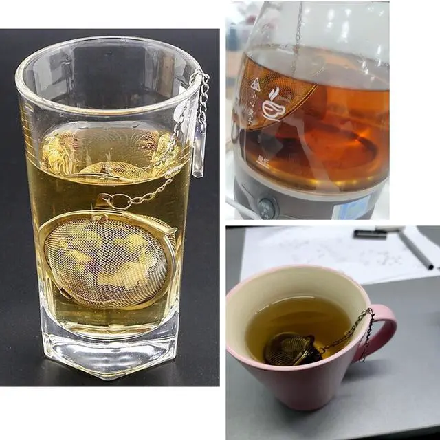 Alt view image 6 of 6 - 2PCS Premium Tea Infusers for Loose Leaf Tea - Upgraded Tea Strainers and Tea Balls for Flavoring Herbal Spices and Seasonings