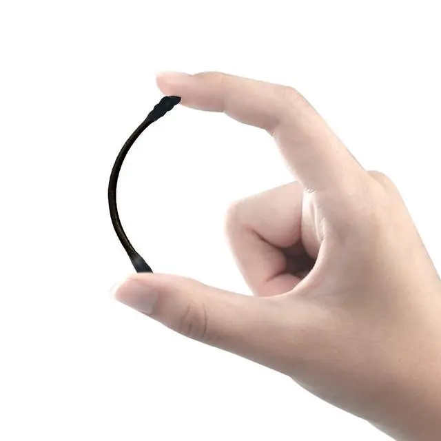 Alt view image 2 of 7 - Black Cotton Swabs Spiral - 200 Count Organic Cotton Buds Gothic Bathroom Tightly Wrapped Charcoal Cotton Tips Paper Stick Soft Gentle Cruelty-Free Lint-Free, Round & Spiral (Black)