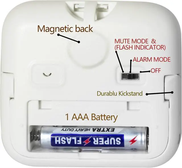 Alt view image 2 of 3 - Easy to USE, Digital Kitchen Timer, Magnetic Timer,Tanmalan(Black,1 Pack)