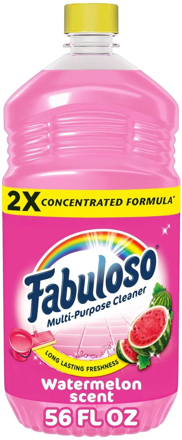 Main image of Fabuloso Multi-Purpose Cleaner and Floor Cleaner, 2X Concentrated Formula, Long-Lasting Freshness, Watermelon Scent, 56 fluid ounces