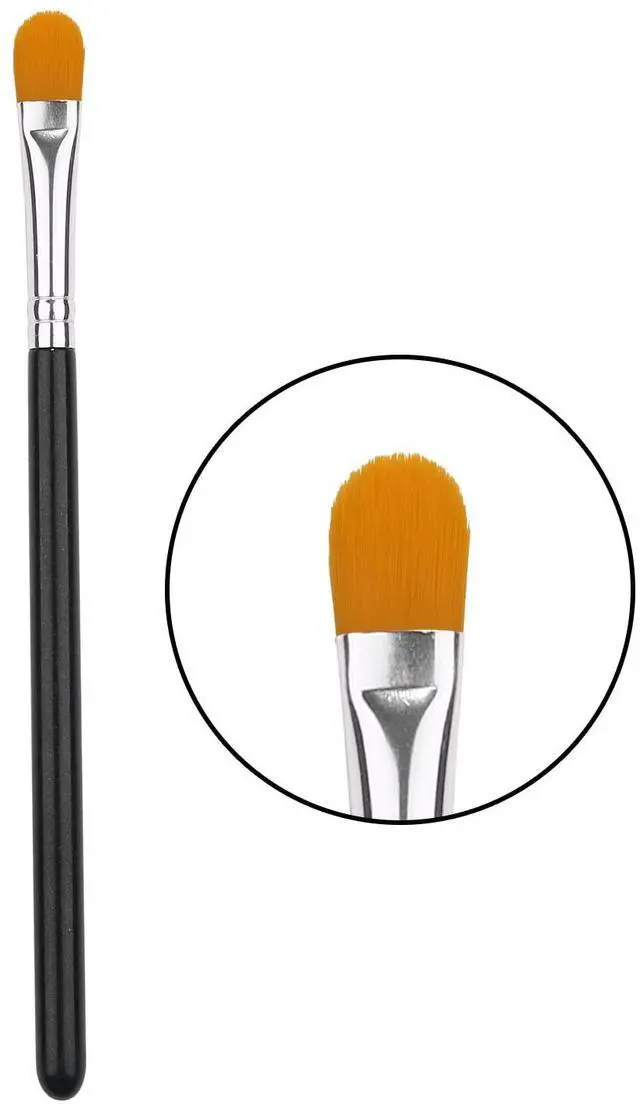 Main image of Extra flat round brush eyebrow concealer brush,concealer brushs,flat makeup brush,Brow Brushes (E32)