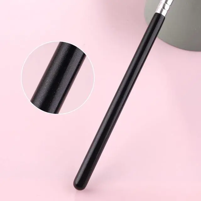 Alt view image 3 of 4 - Extra flat round brush eyebrow concealer brush,concealer brushs,flat makeup brush,Brow Brushes (E32)