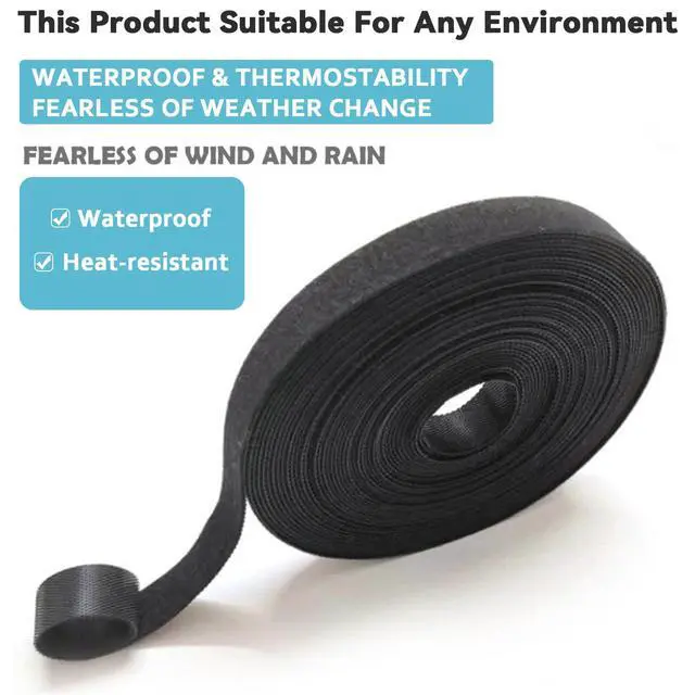 Alt view image 6 of 7 - Black Garden Tie for Garland,17FT Plant Straps for Effective Growing Reusable Plant Tape,Plant Ties for Branches Climbing Plants Supports for Indoor Outdoor Greenhouse