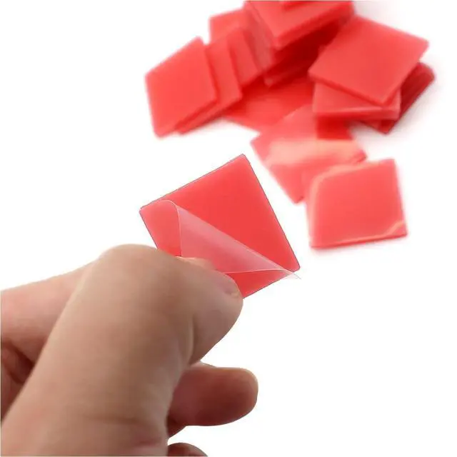 Alt view image 3 of 3 - 60 Pcs Painting Glue Clay Wax for DIY Diamonds Art Painting,2x2cm Red