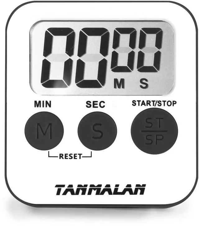 Alt view image 4 of 4 - Tanmalan Kitchen Timer for Cooking Loud Alarm, Large Display, Auto Memory Loud Alarm, Large Display,Big Button,for Kids for Teacher Classroom Must Haves,Count Down-up,Easy to use (6.0-Grey)
